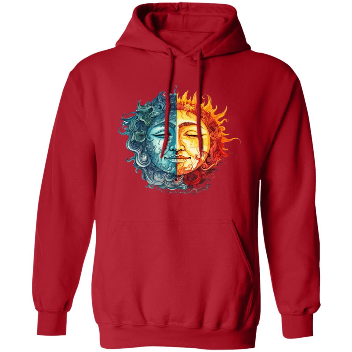 Pullover Hoodie Sun & Moon Ying Yang