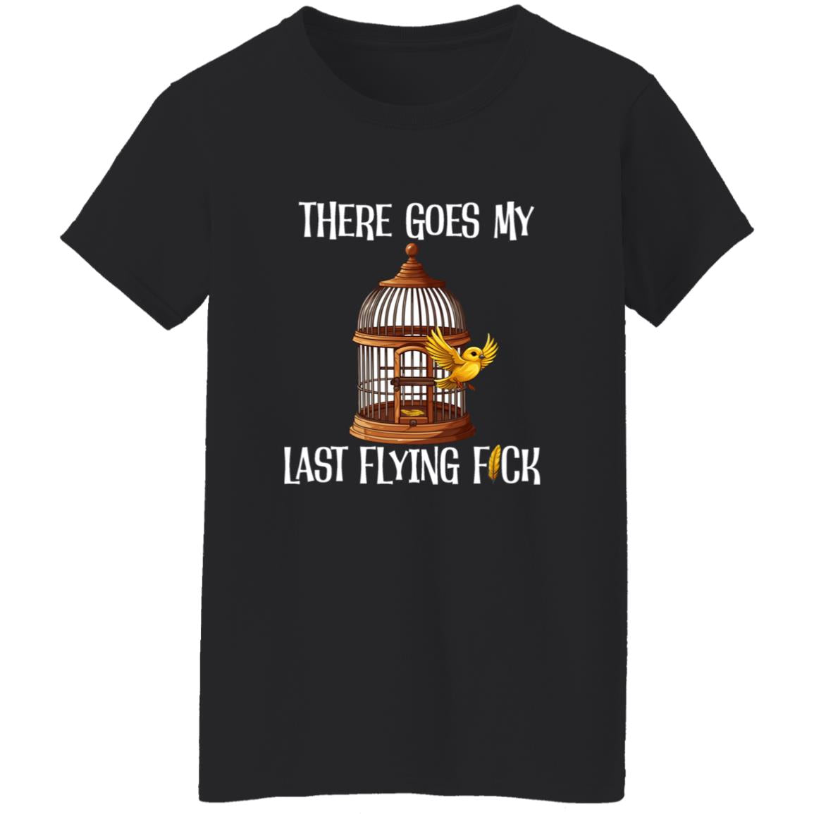 Oversized T-Shirt There Goes My Last Flying Fuck (White)