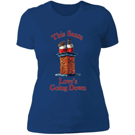 T-Shirt This Santa Love's Going Down