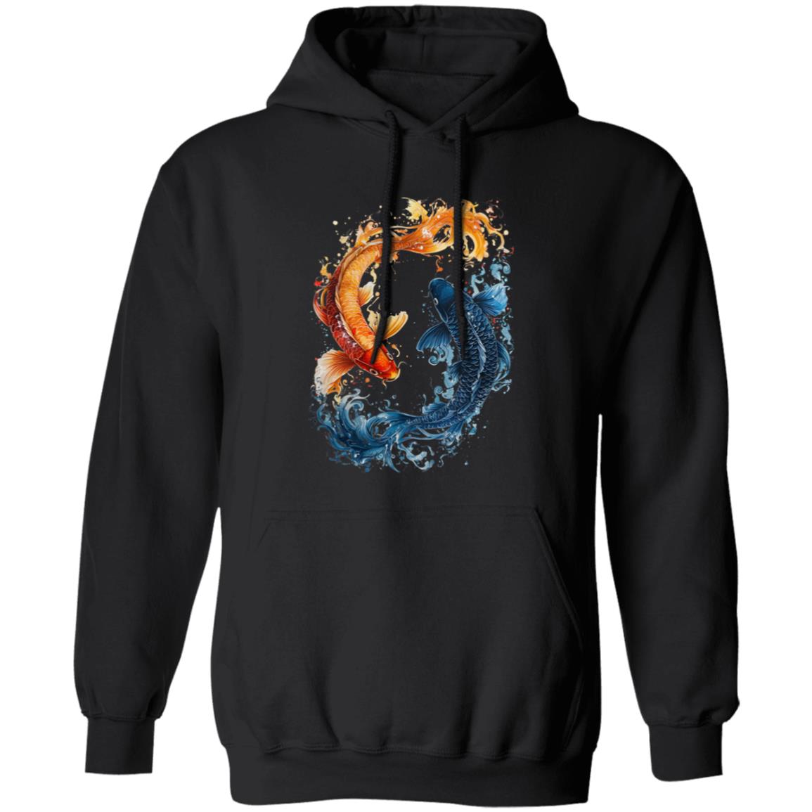Pullover Hoodie Koi Fish
