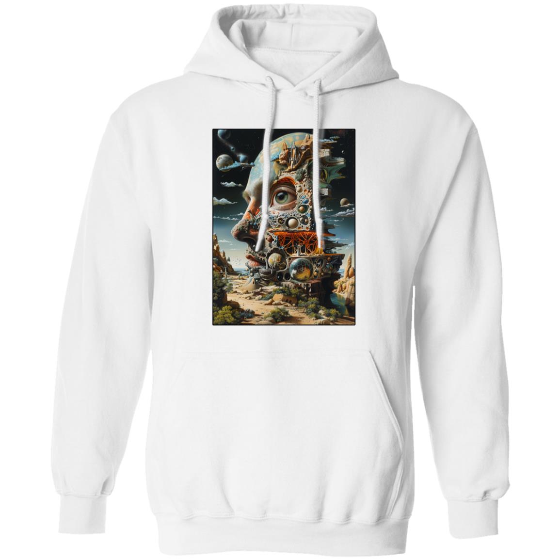 Pullover Hoodie Alien Monument Surrealism