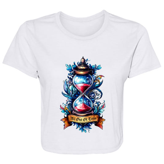Flowy Cropped Tee All Out Of Time