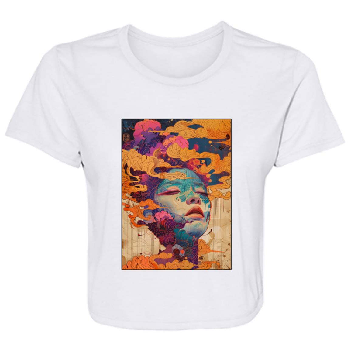 Flowy Cropped Tee Nihonga