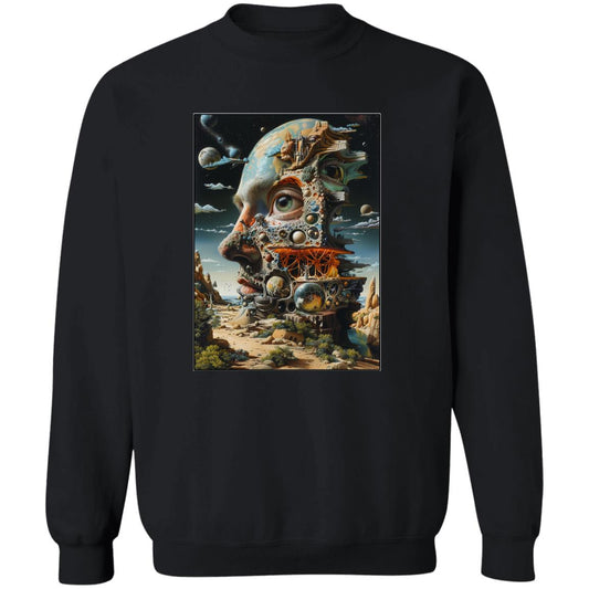 Pullover Sweatshirt Alien Monument Surrealism