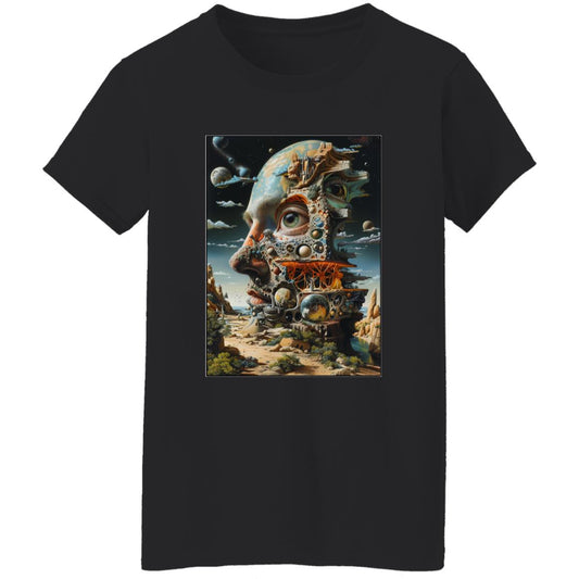 Oversized T-Shirt Alien Monument Surrealism
