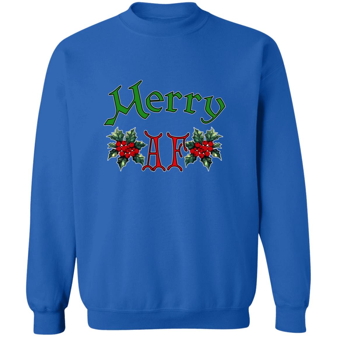 Pullover Sweatshirt Merry AF