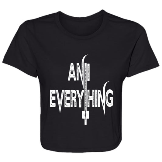 Flowy Cropped Tee Anti Everything