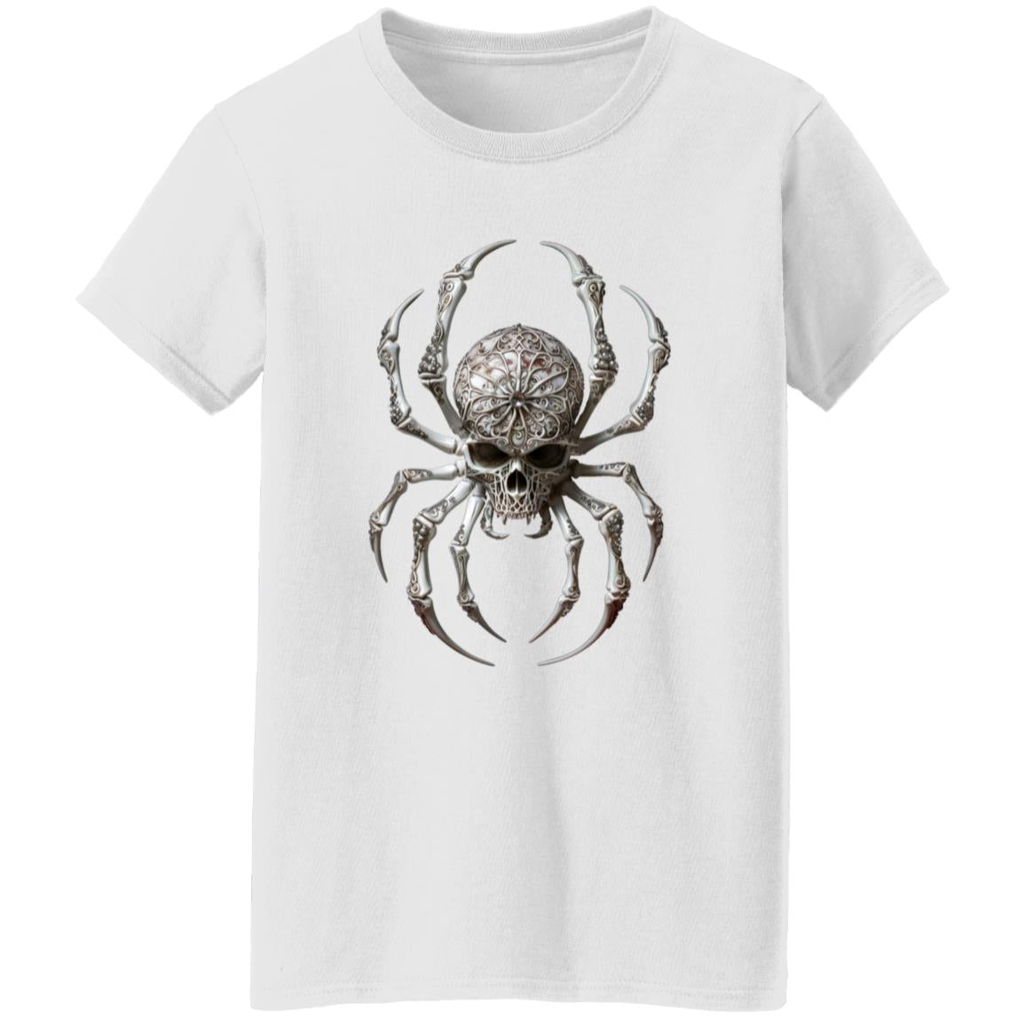 Oversized T-Shirt Ornamental Skull Spider
