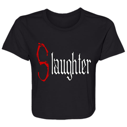 Flowy Cropped Tee (S)laughter