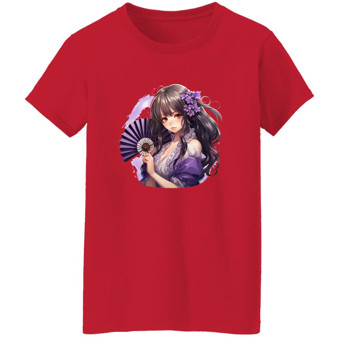 Oversized T-Shirt Anime Geisha