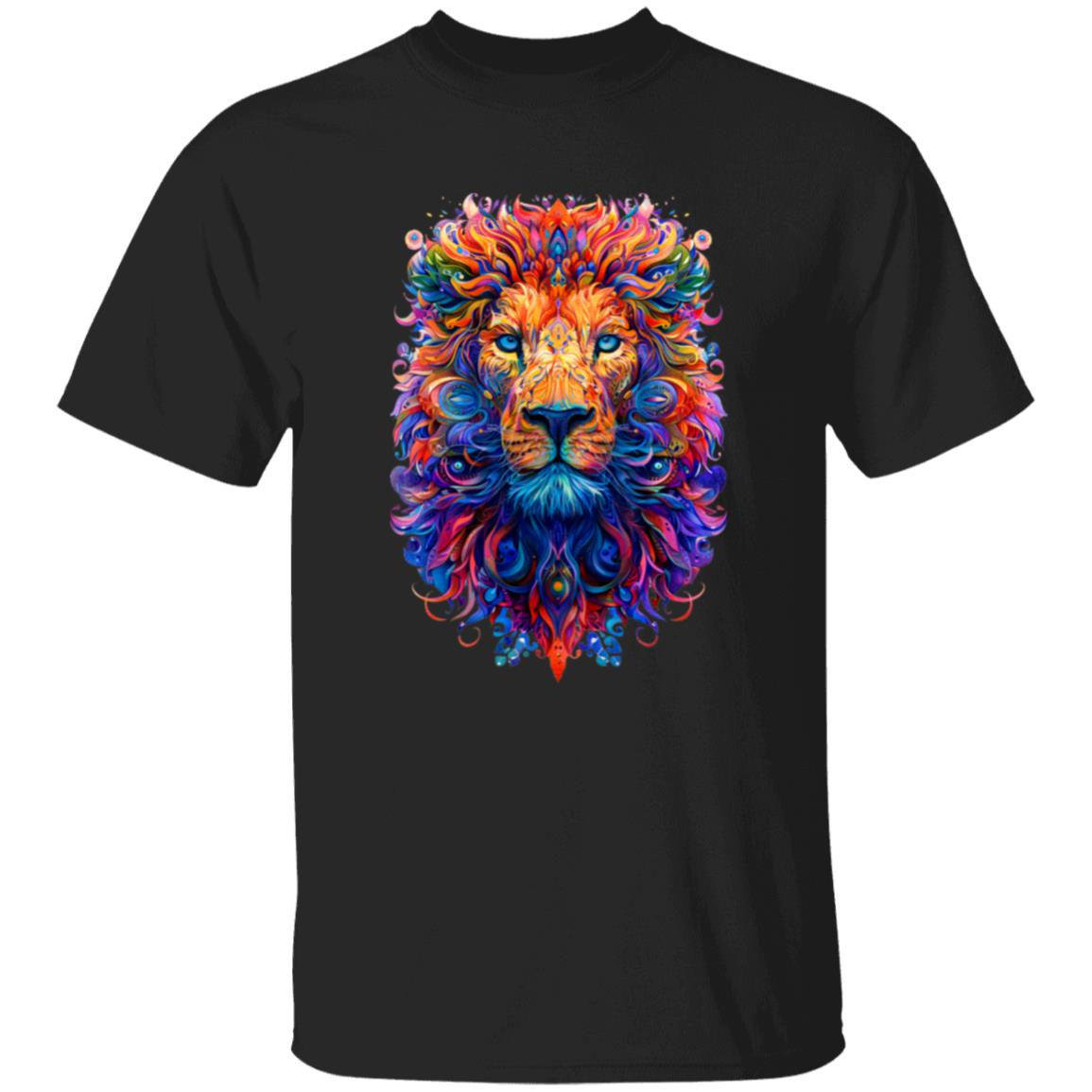 Oversized T-Shirt Psychedelic Lion