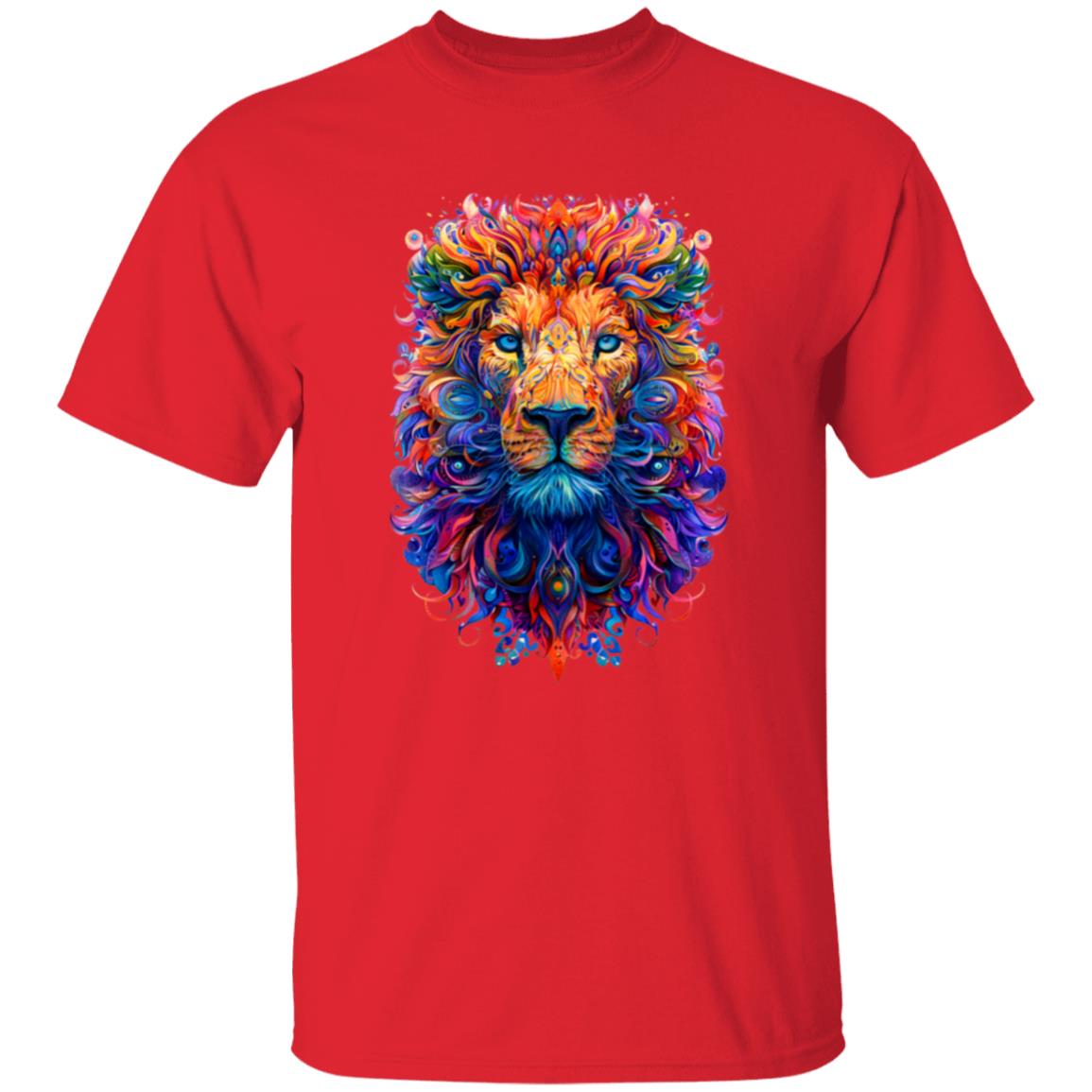 Oversized T-Shirt Psychedelic Lion