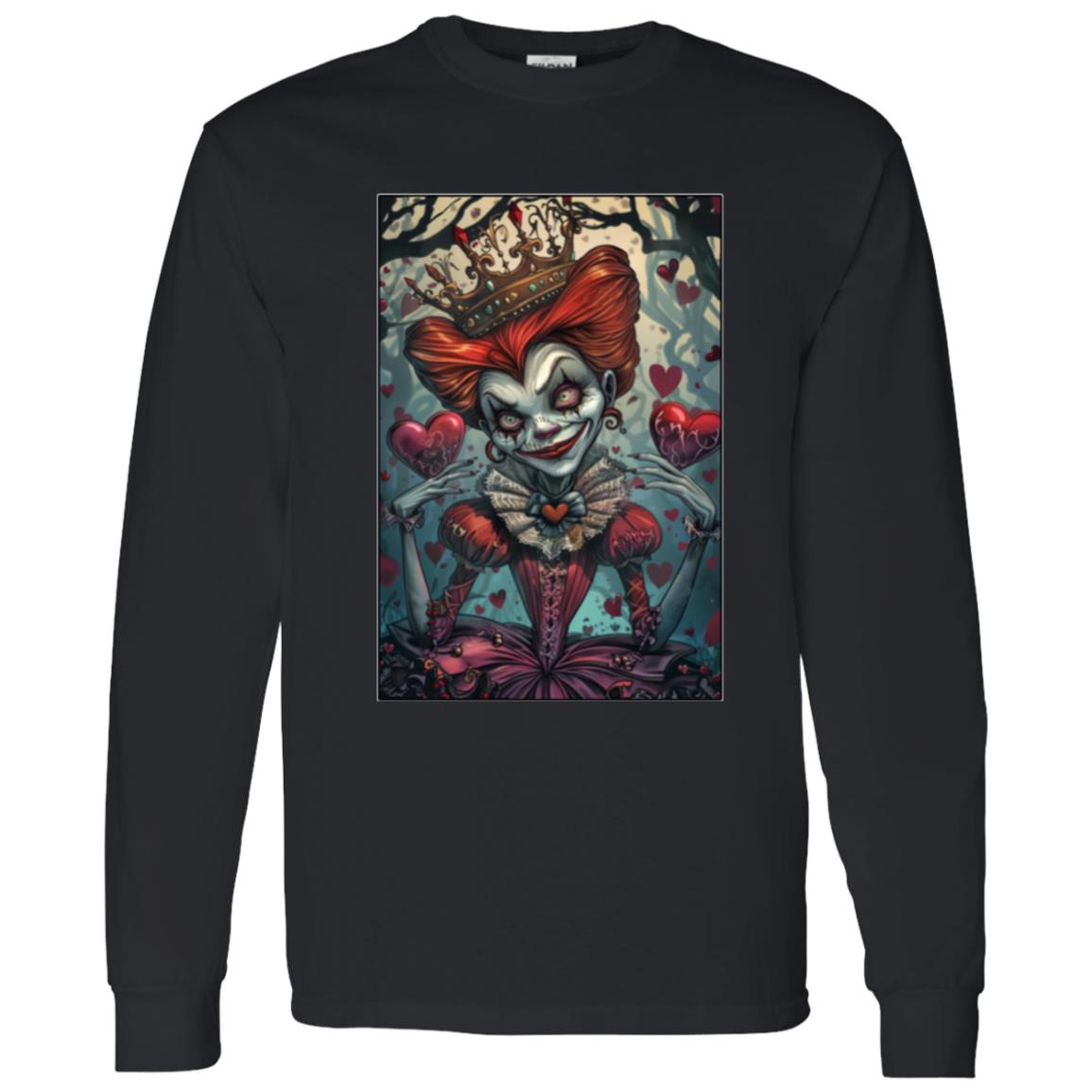 LS T-Shirt Queen Of Hearts