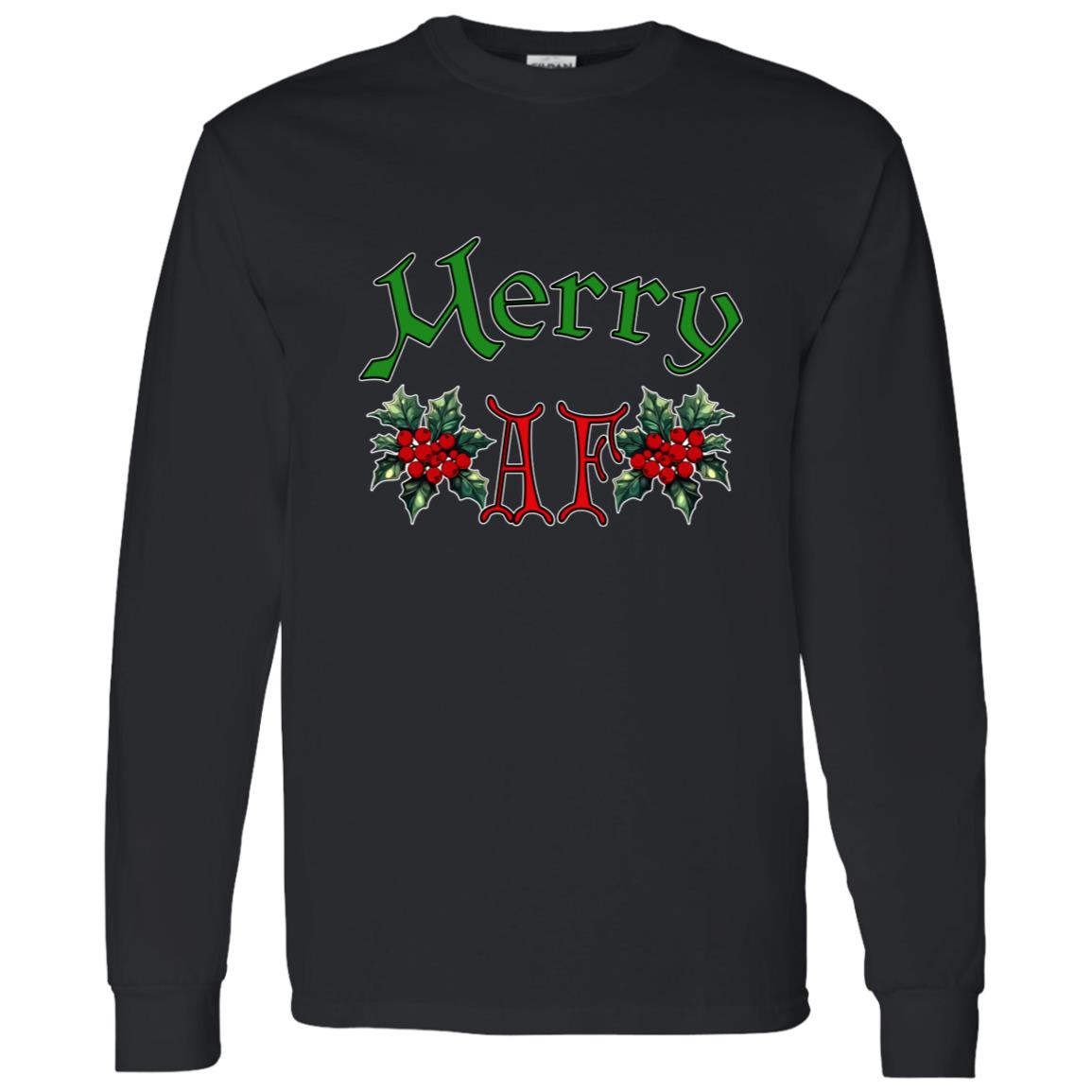 LS T-Shirt Merry AF