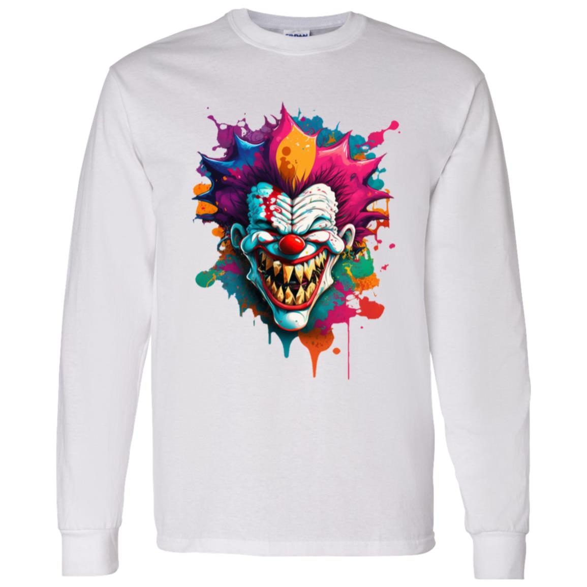 LS T-Shirt Paint Splatter Clown
