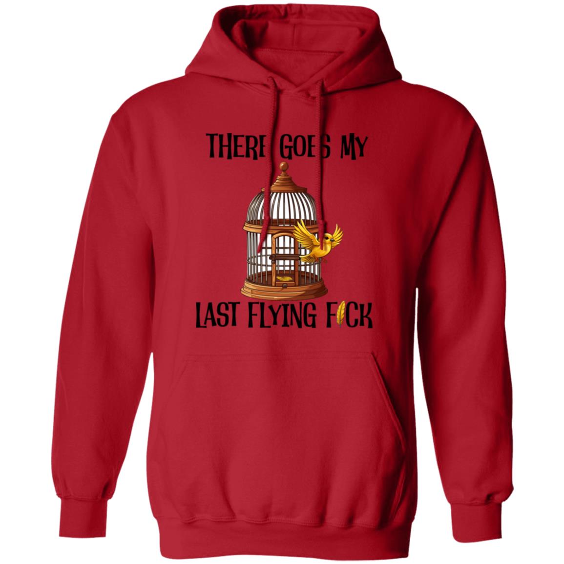Pullover Hoodie There Goes My Last Flying Fuck (Black)