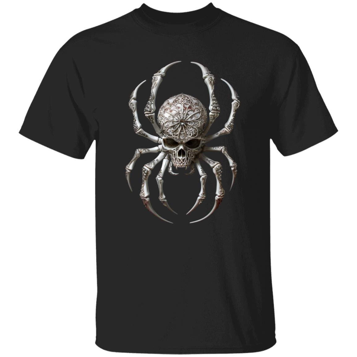 Oversized T-Shirt Ornamental Skull Spider