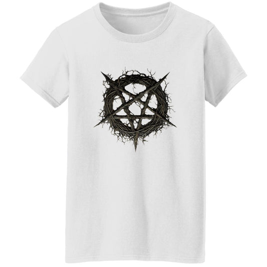 Oversized T-Shirt Thorny Pentagram