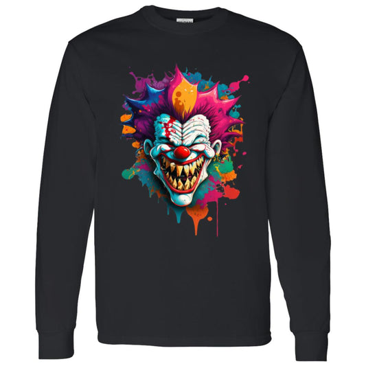 LS T-Shirt Paint Splatter Clown