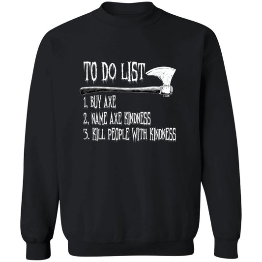 Pullover Sweatshirt To Do List