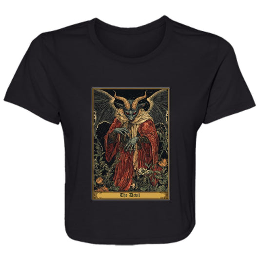 Flowy Cropped Tee The Devil