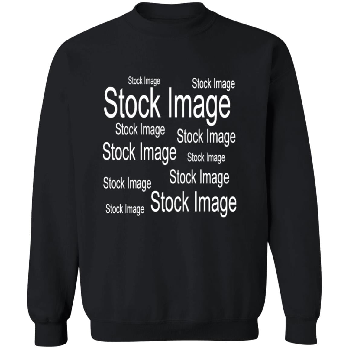 Pullover Sweatshirt Stock Image (White)