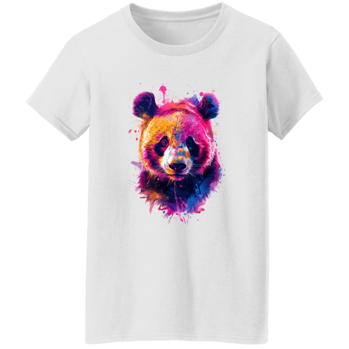 Oversized T-Shirt Abstract Panda
