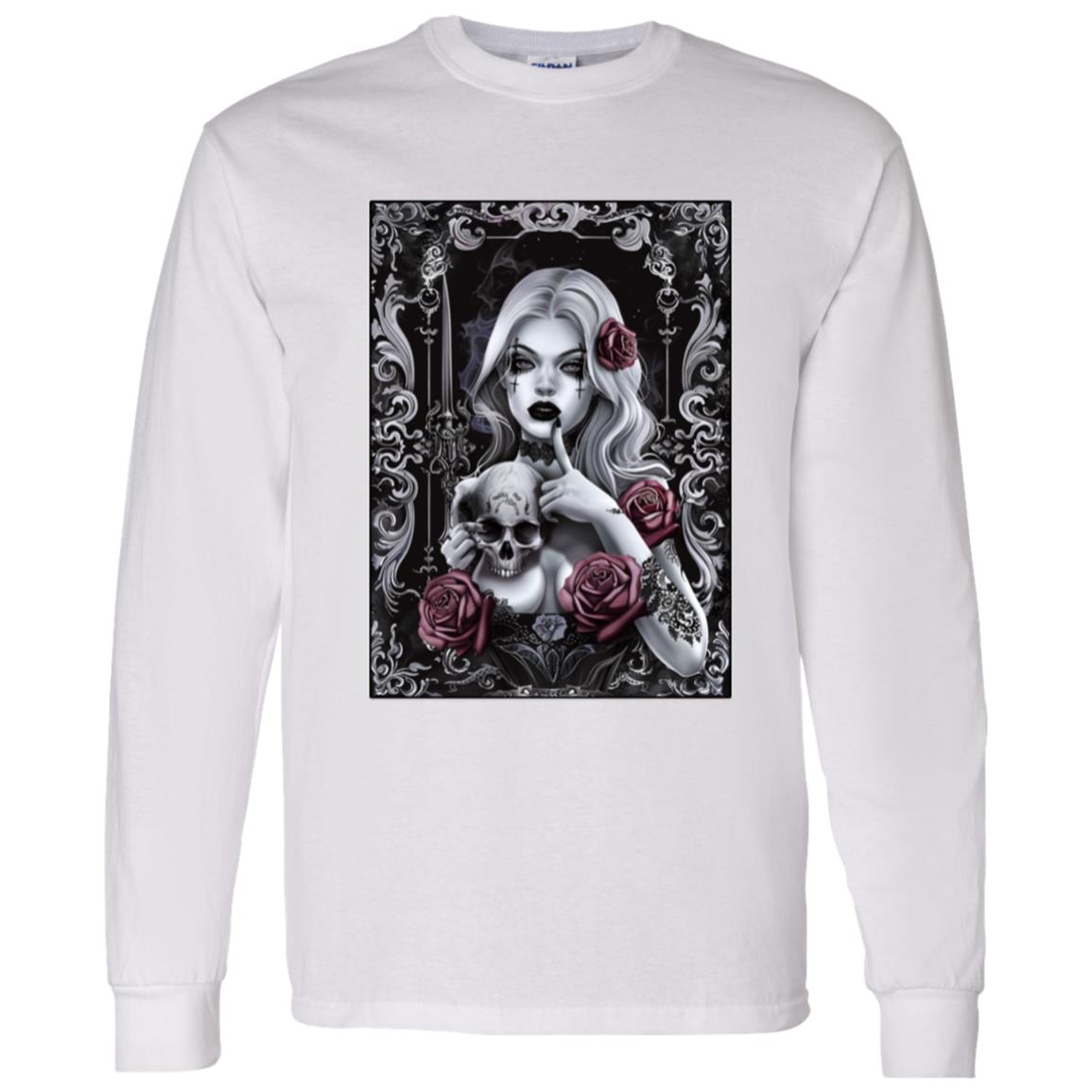 LS T-Shirt Goth Girl Portrait