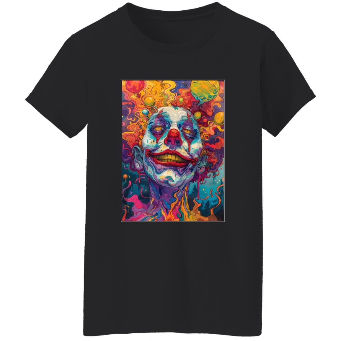 Oversized T-Shirt Psychedelic Clown