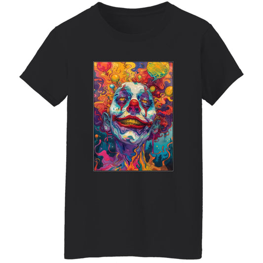 Oversized T-Shirt Psychedelic Clown