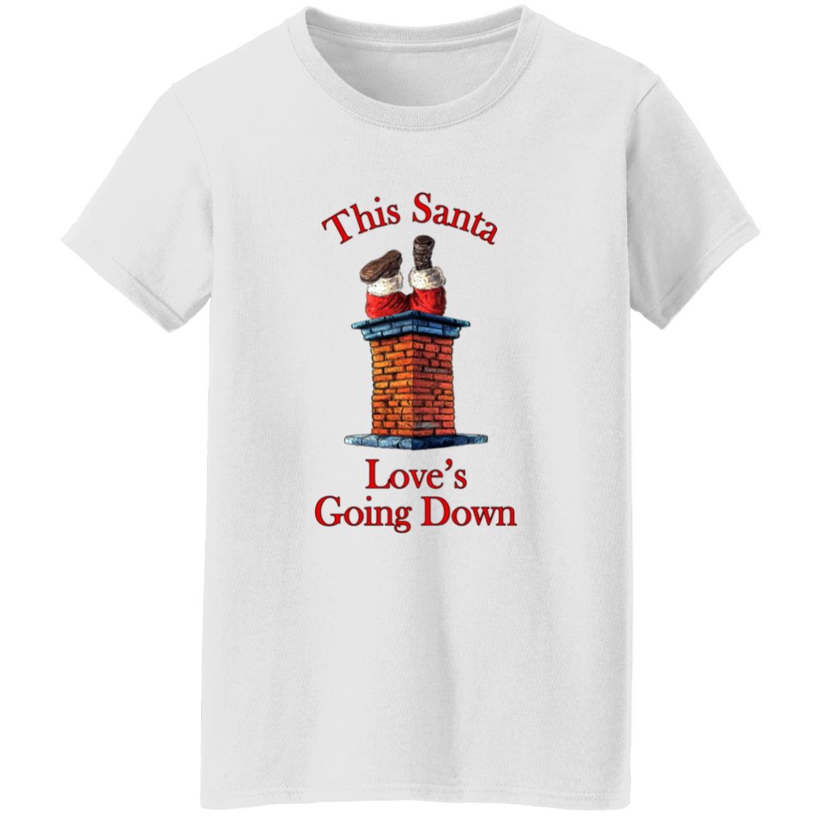 Oversized T-Shirt This Santa Love's Going Down