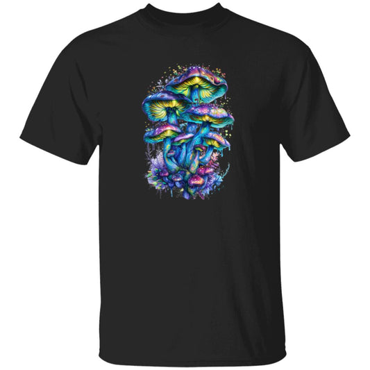 Oversized T-Shirt Colorful Mushroom Cluster