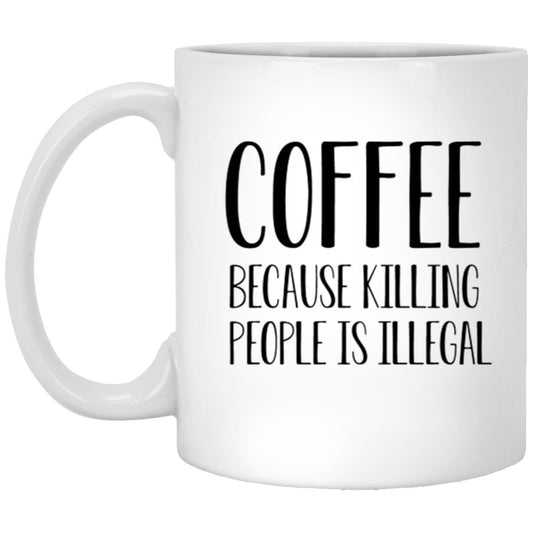 11oz White Mug COFFEE