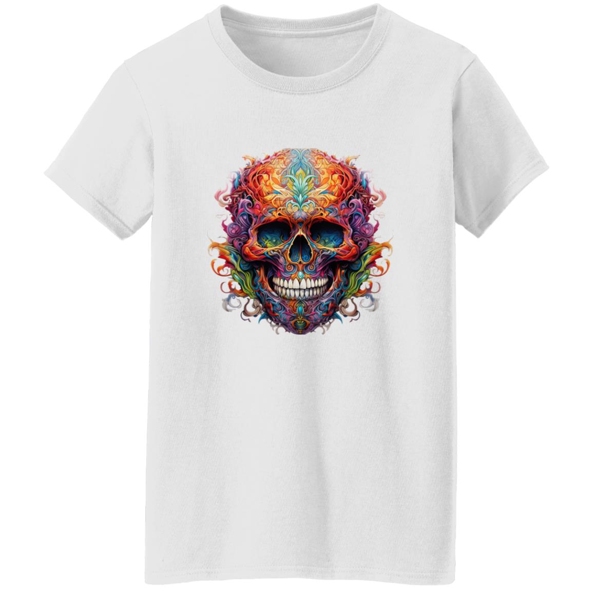 Oversized T-Shirt Ornamental Skull