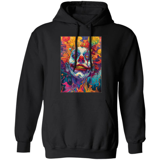 Pullover Hoodie Psychedelic Clown