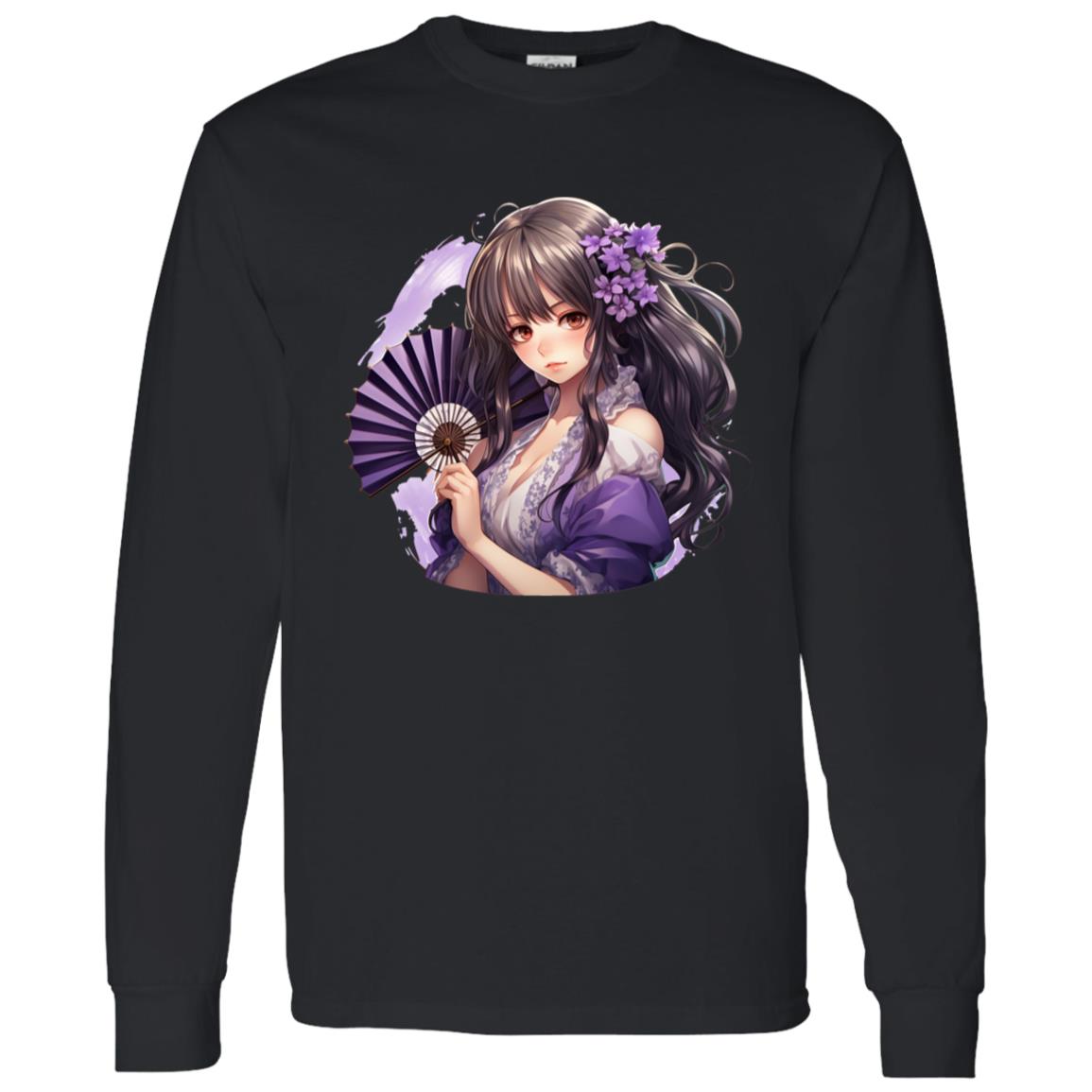LS T-Shirt Anime Geisha