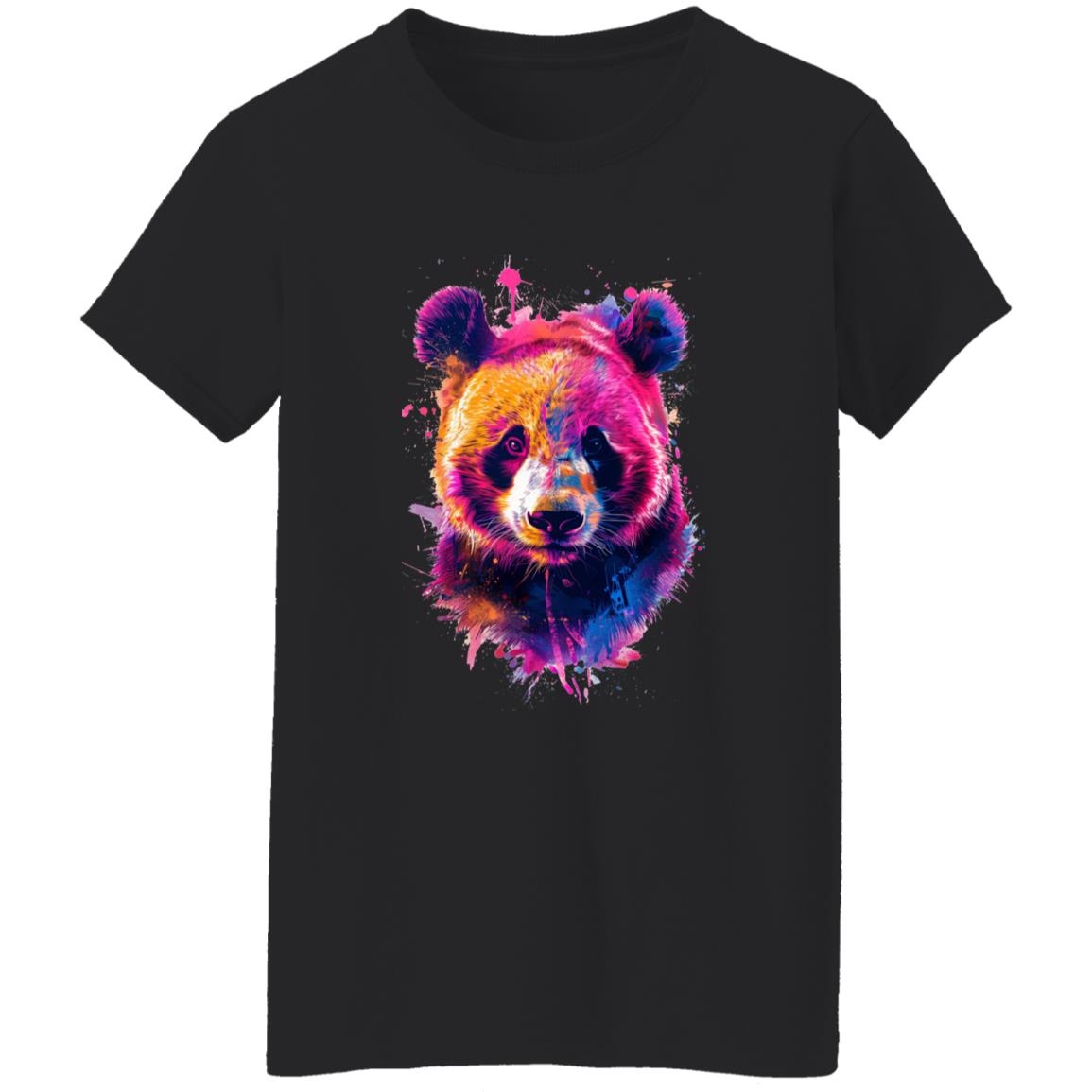 Oversized T-Shirt Abstract Panda