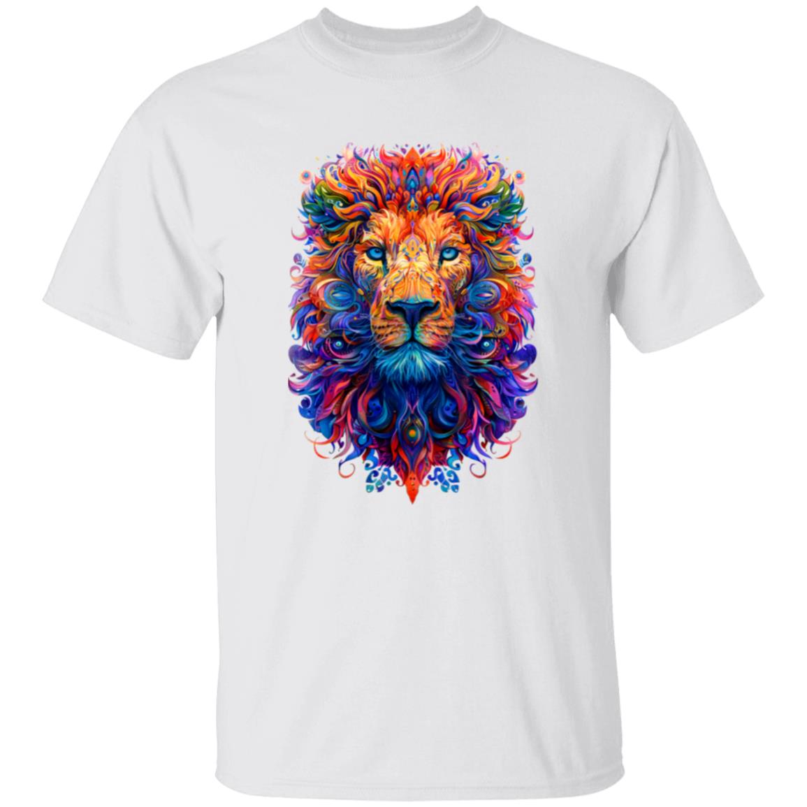 Oversized T-Shirt Psychedelic Lion