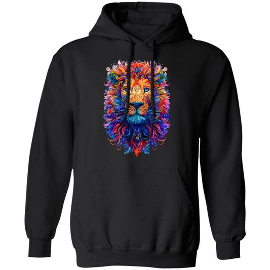 Pullover Hoodie Psychedelic Lion