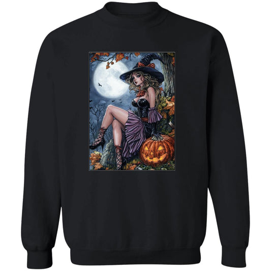 Pullover Sweatshirt Halloween Witch