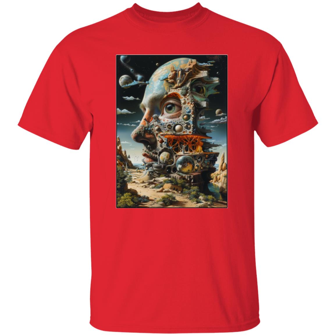 Oversized T-Shirt Alien Monument Surrealism