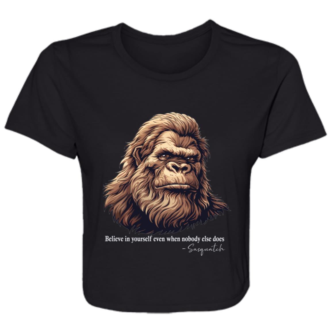 Flowy Cropped Tee Sasquatch