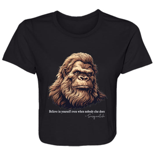 Flowy Cropped Tee Sasquatch