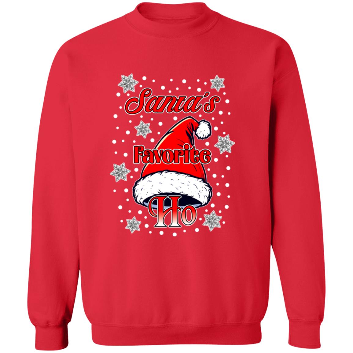 Pullover Sweatshirt Santa's Favorite Ho