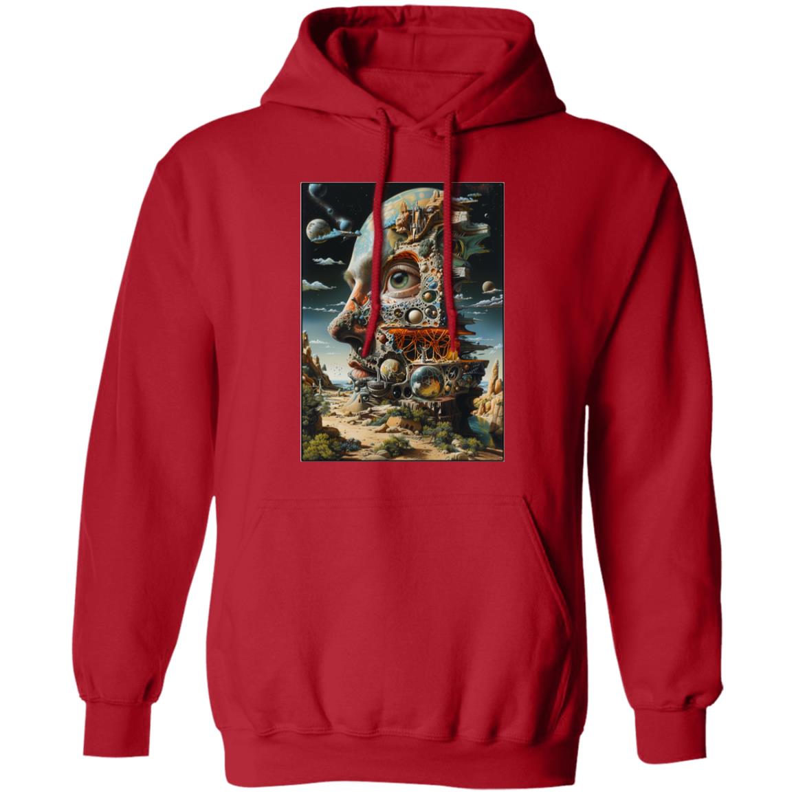 Pullover Hoodie Alien Monument Surrealism