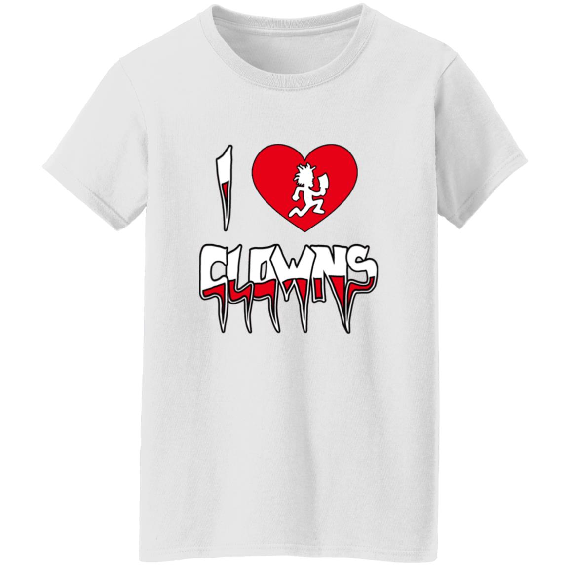 Oversized T-Shirt I Love Clowns