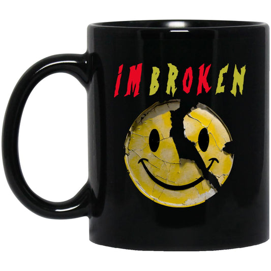 11oz Black Mug IM brOKen