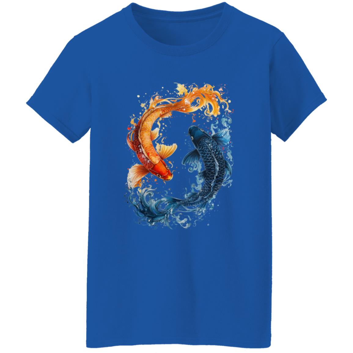 Oversized T-Shirt Koi Fish