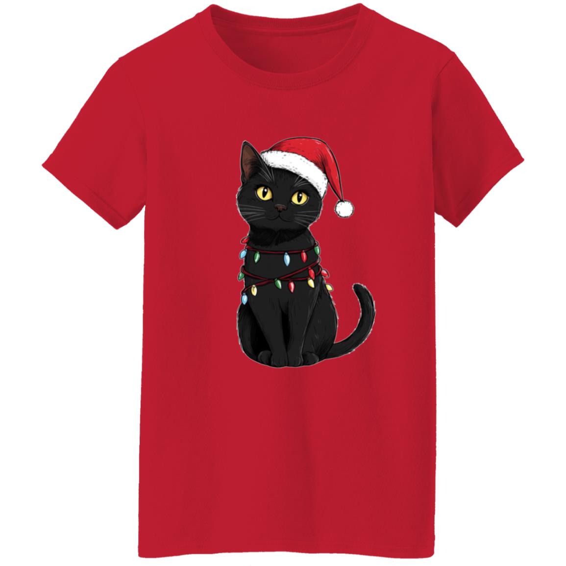 Oversized T-Shirt Festive Cat