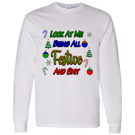 LS T-Shirt Festive And Shit